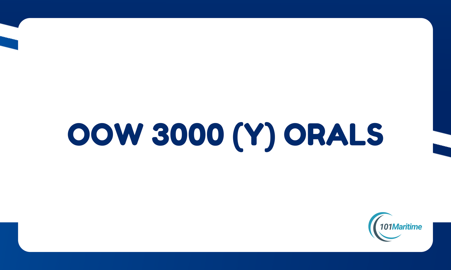 OOW 3000 (Y) FLASH CARDS - COMING SOON!